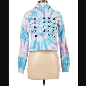 Justice Girls Friends Central Perk Tie Dye Sweatshirt Hoodie